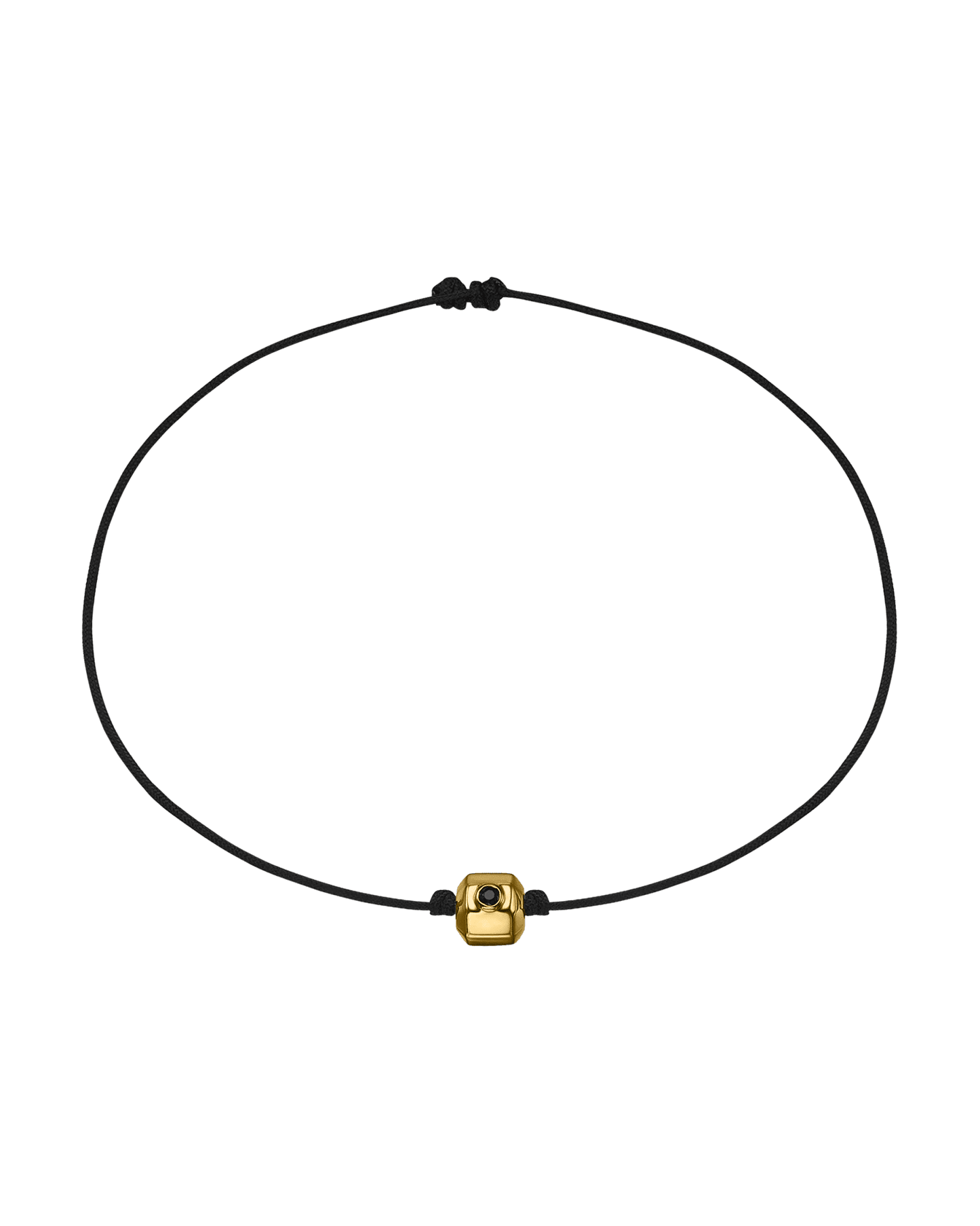Bracelet Octo Diamant Noir - Or Jaune 14 carats Bracelets magal-dev Noir