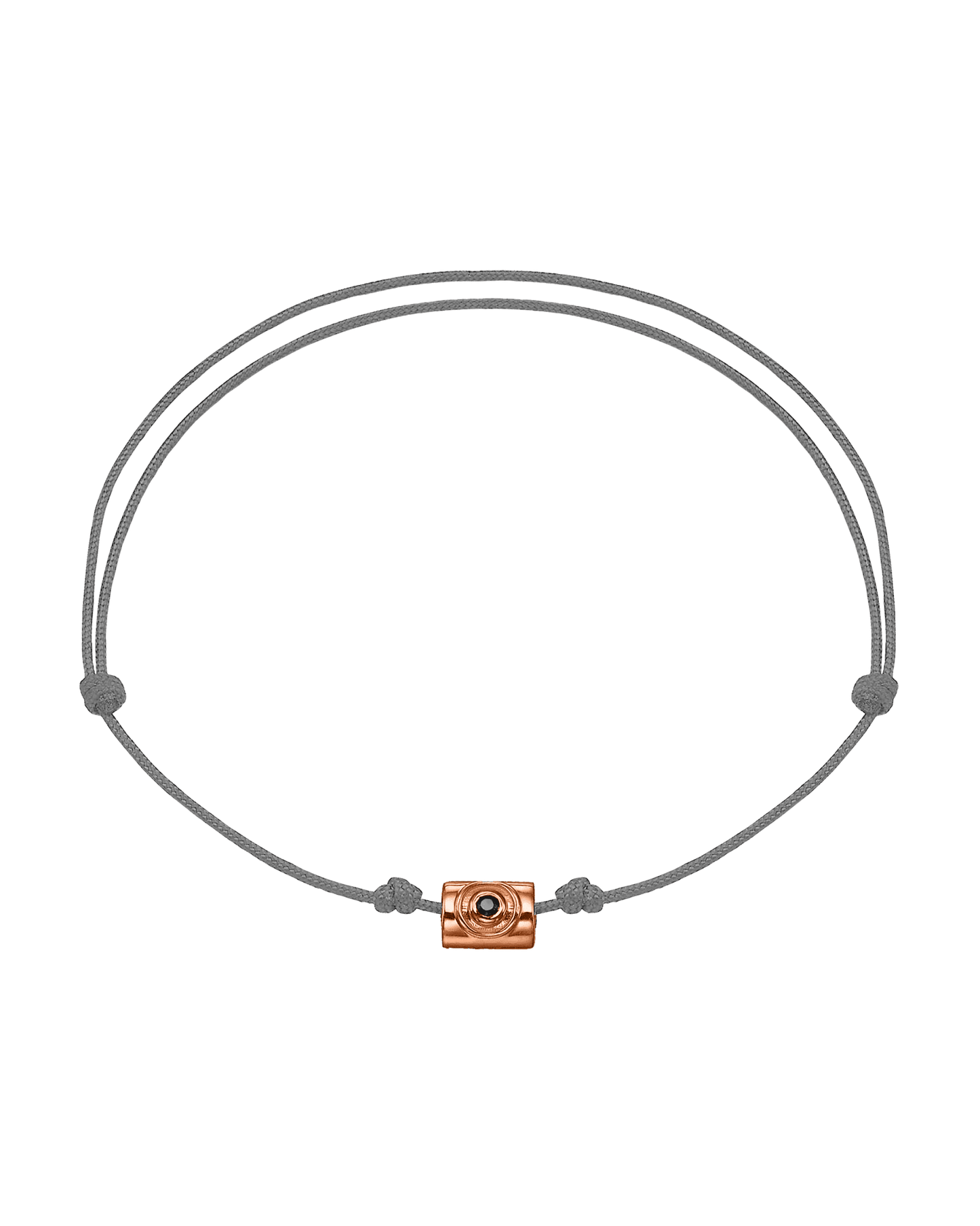 Bracelet Santorin Contre le Mauvais oeil - Or Rose 14 carats Bracelets magal-dev Gris