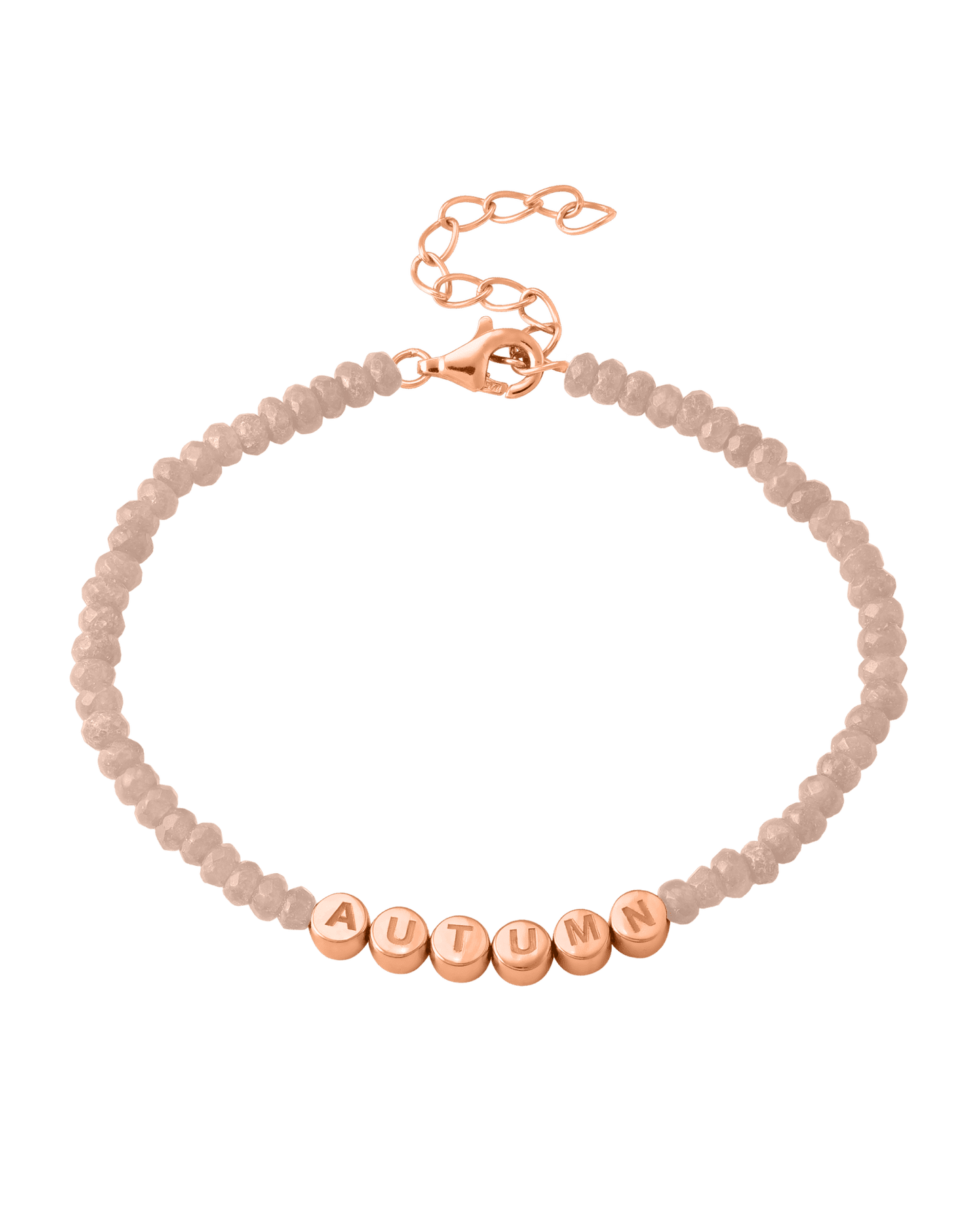 Bracelet Métro - Or Rose Plaqué 18 carats Bracelets magal-dev Rhodochrosite 1