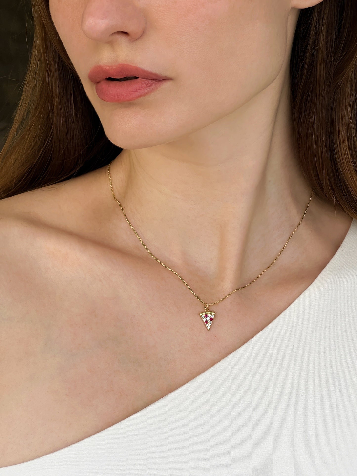 Pizza Charm - 18K Rose Vermeil Charm magal-dev