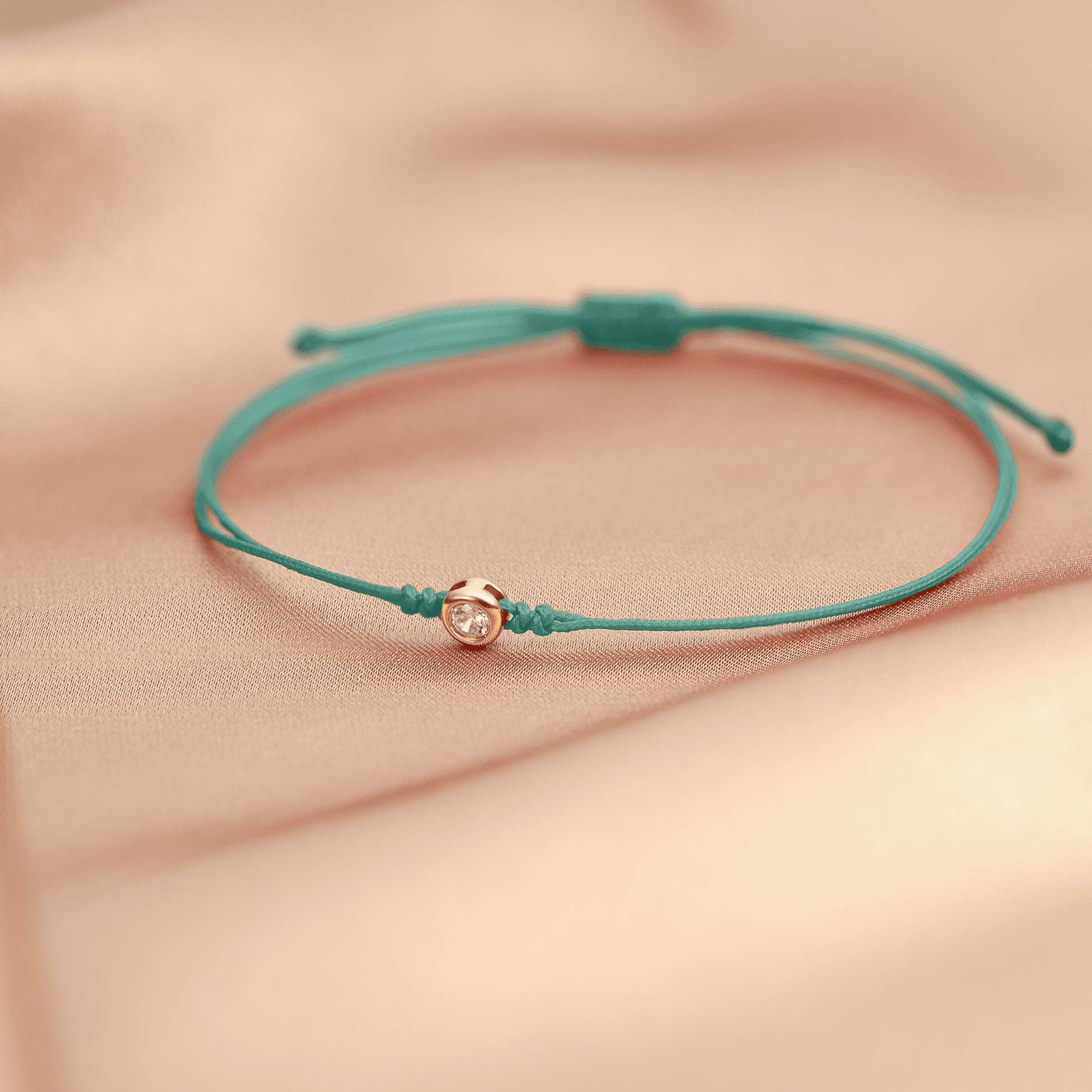 Summer Edition : The Classic String of Love - 14K White Gold Bracelets magal-dev