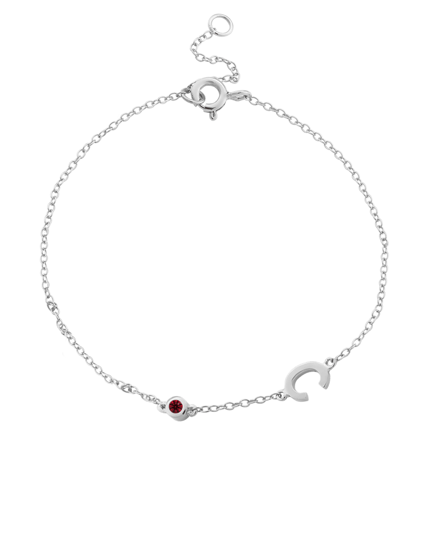 Bracelet Initiale(s) Pierres Précieuses - Or Rose Plaqué 18 carats Bracelets magal-dev