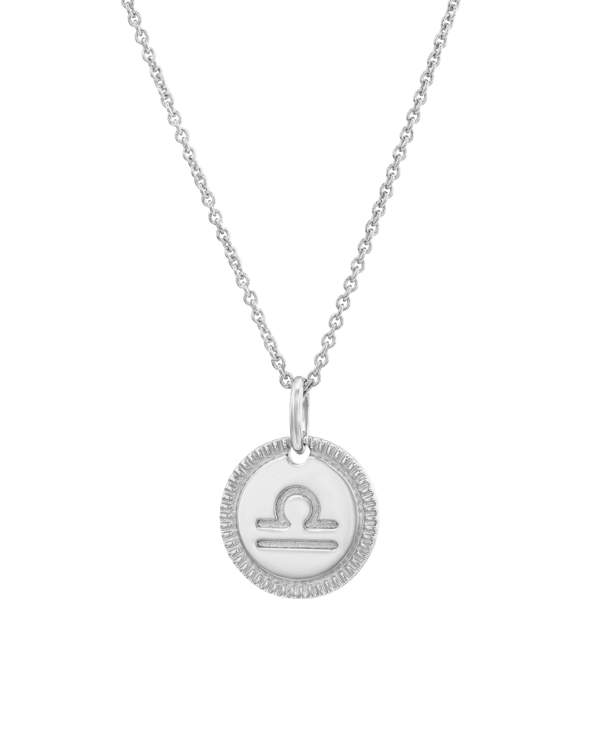 Zodiac Medallion - 925 Sterling Silver Necklaces magal-dev Aquarius 16"