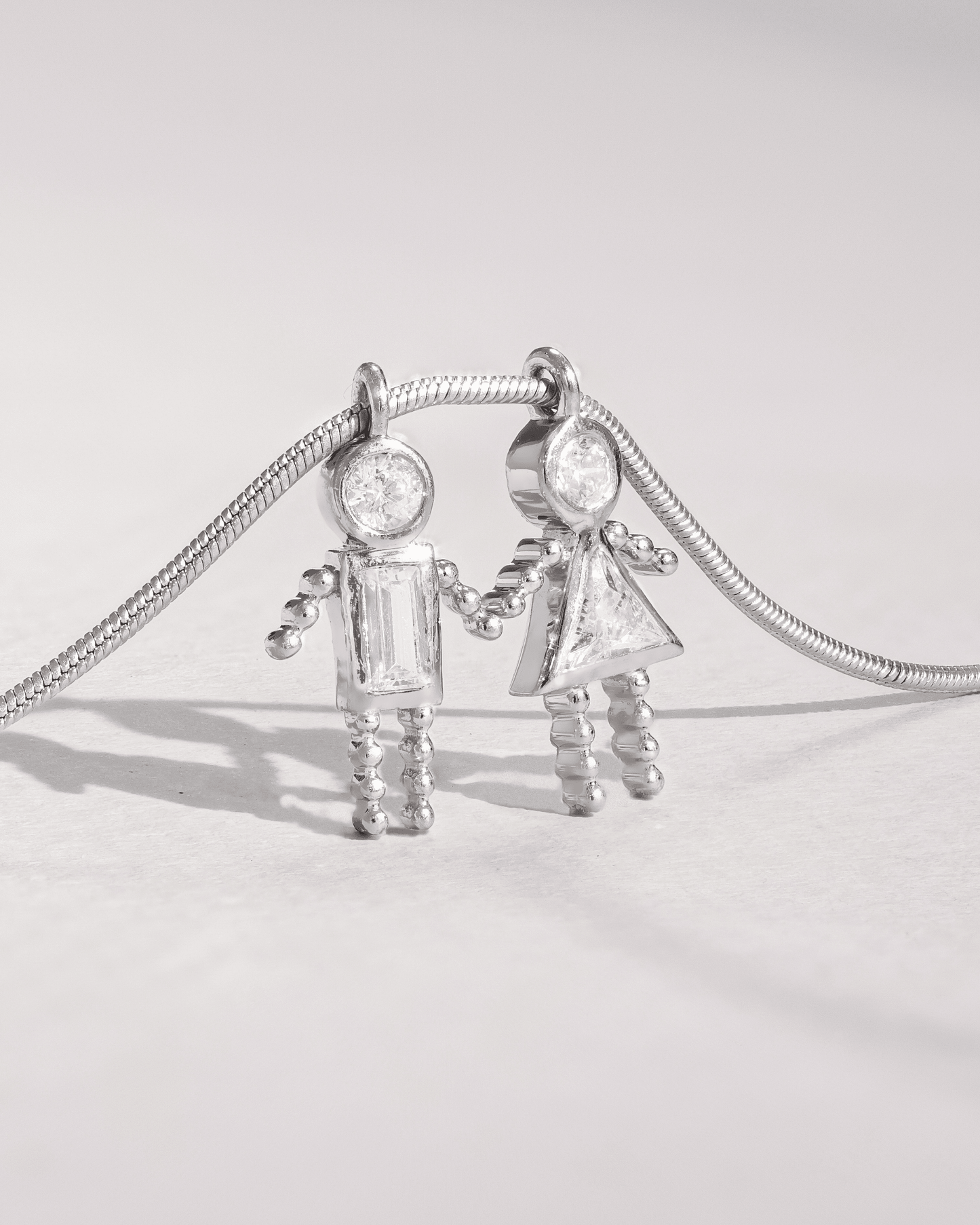 Mini Me Girl Charm - 925 Sterling Silver Charm magal-dev