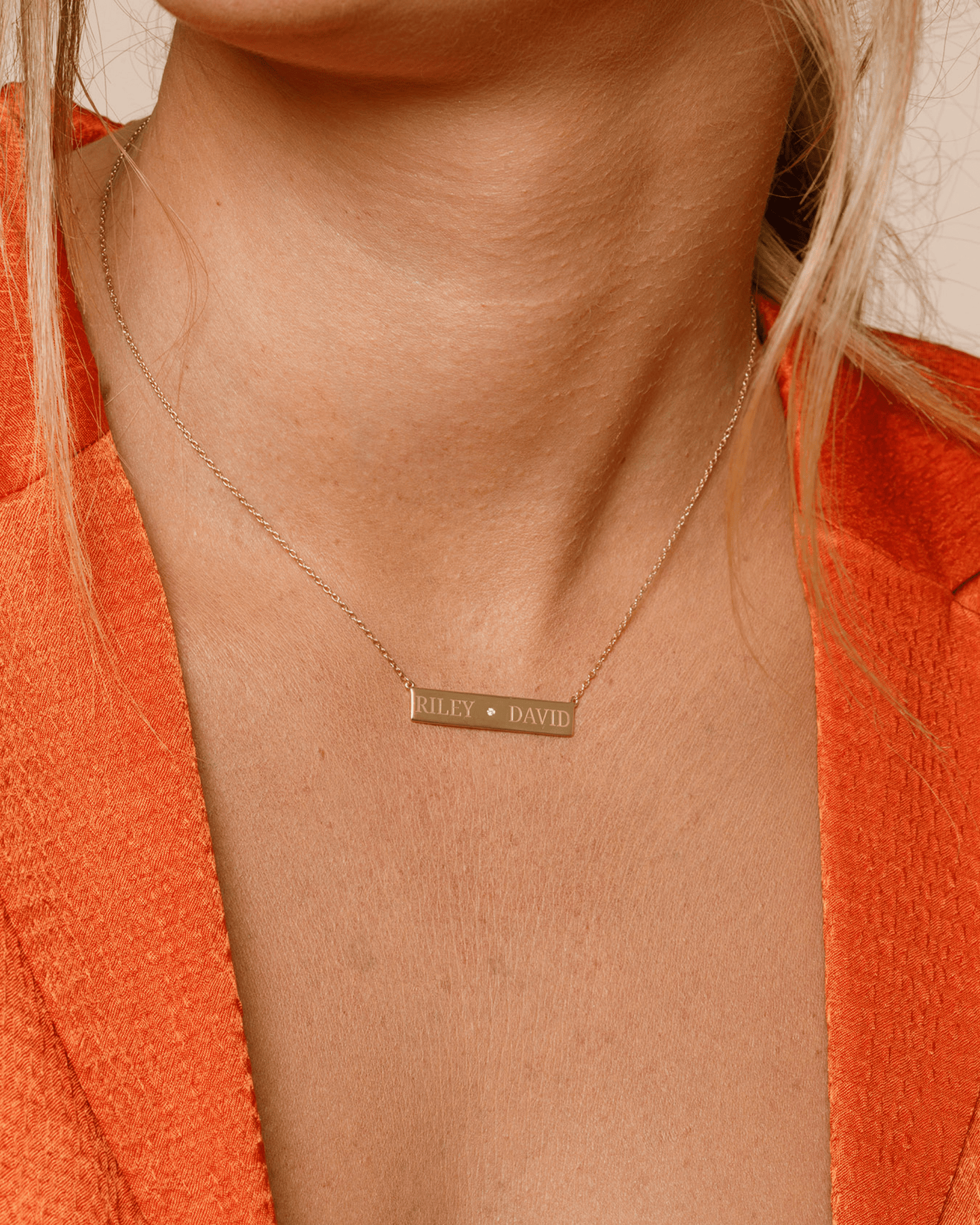 Just The Two Of Us Necklace - 18K Gold Vermeil Necklaces magal-dev