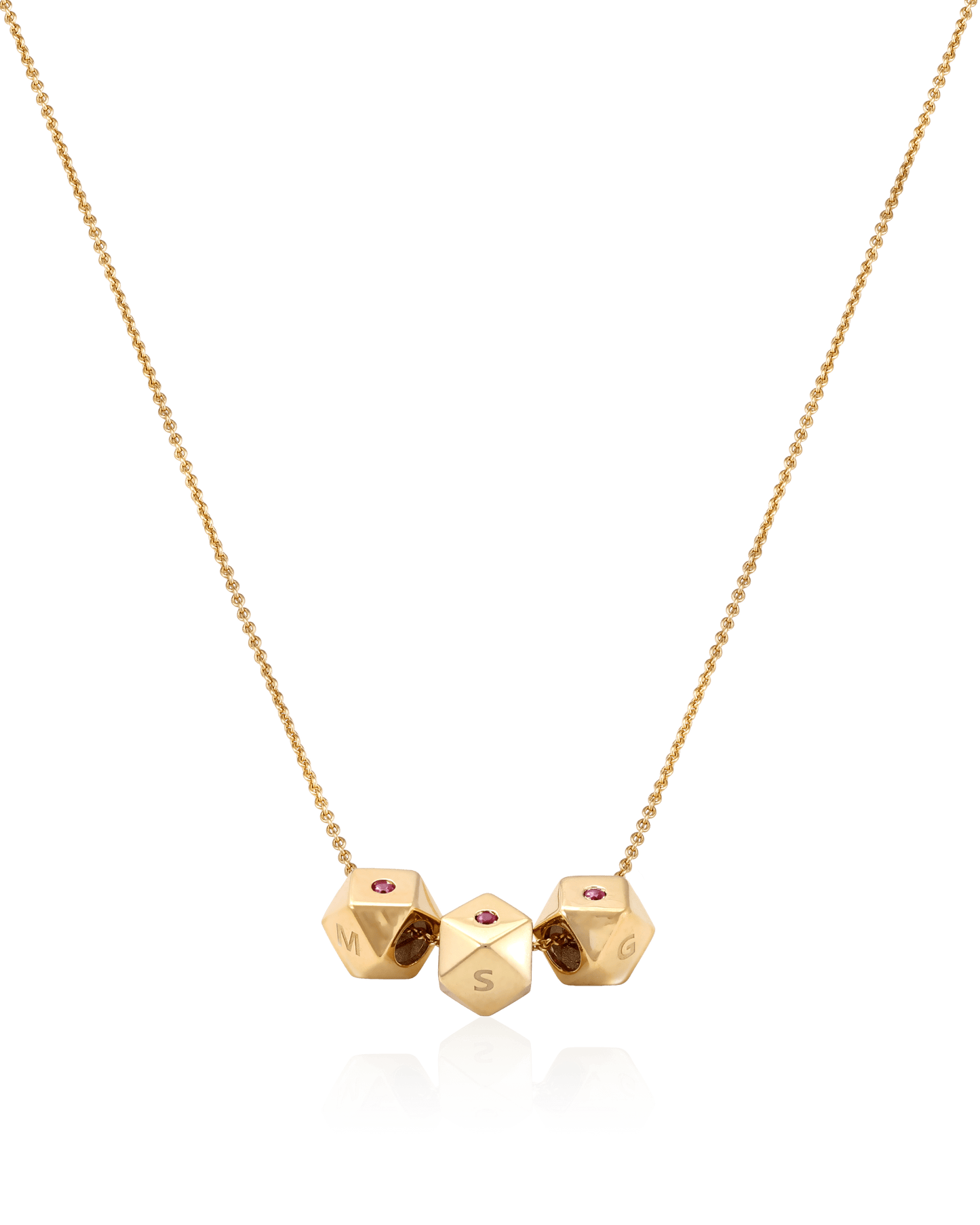 Hedra Necklace - 14K Yellow Gold Necklaces magal-dev