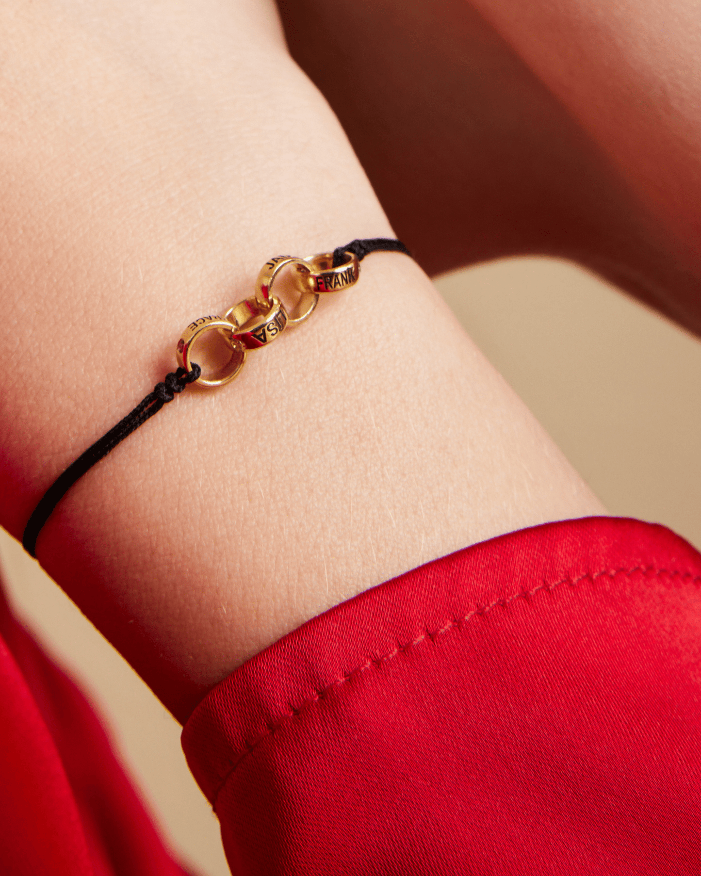 Engravable Links of Love - 18K Gold Vermeil Bracelets magal-dev