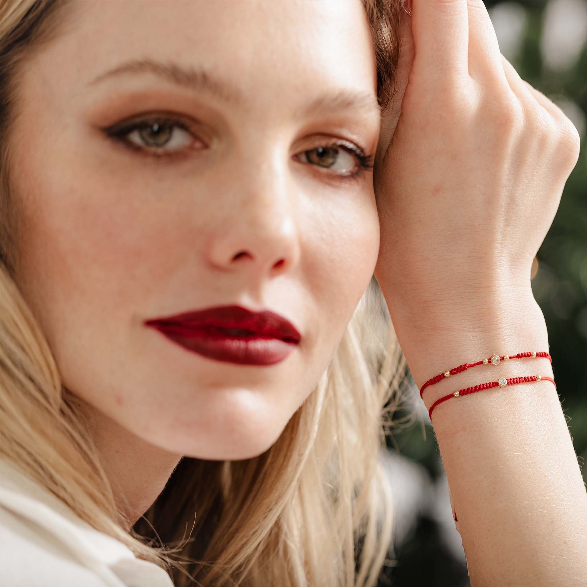 2022 Edit String of Love - 14K Yellow Gold Bracelets 14K Solid Gold