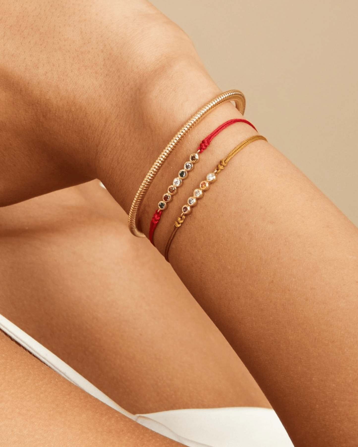 The Birthstones Bar Bracelet - 14K Rose Gold Bracelet 14K Solid Gold
