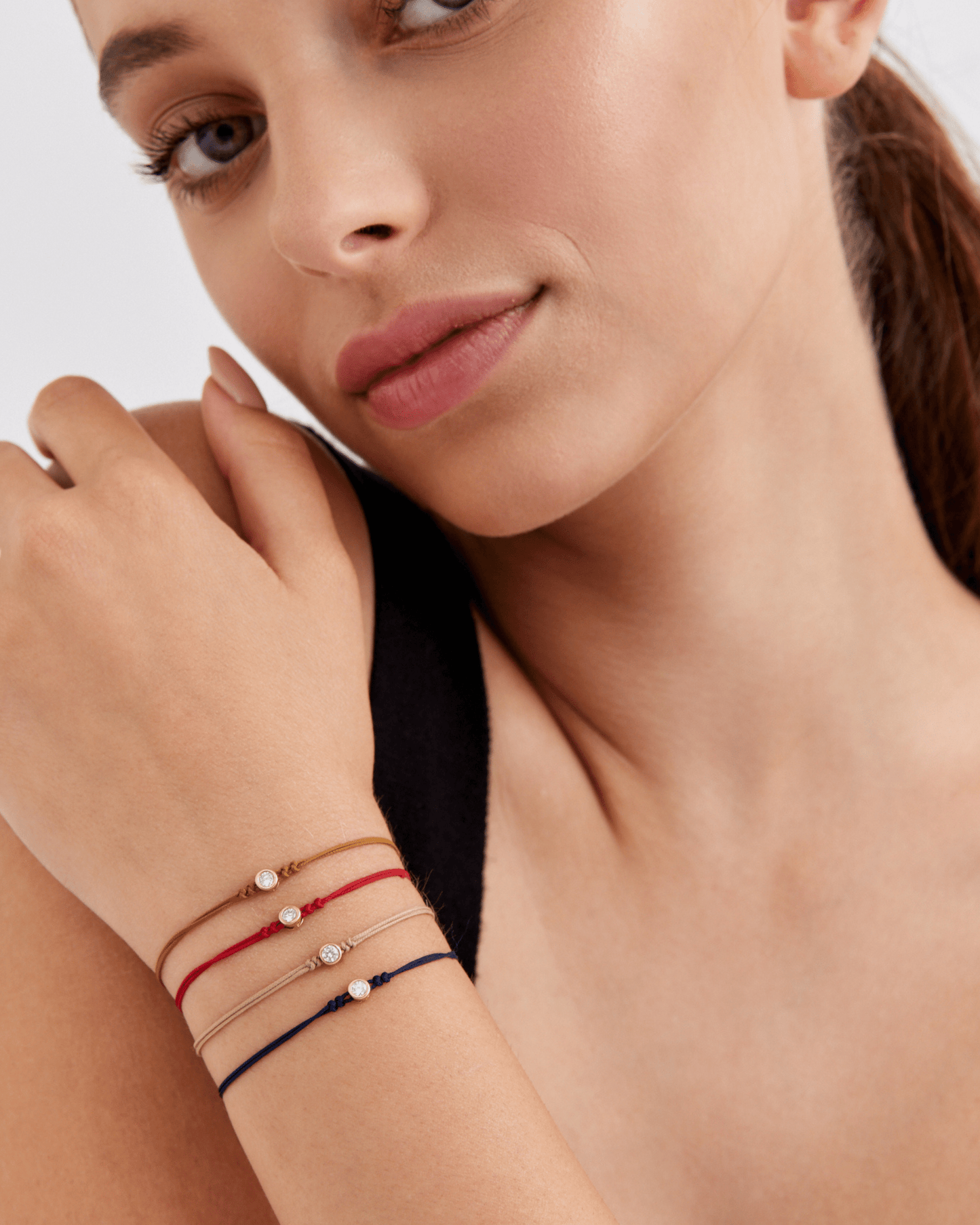 The Classic String of Love - 14K White Gold Bracelets 14K Solid Gold