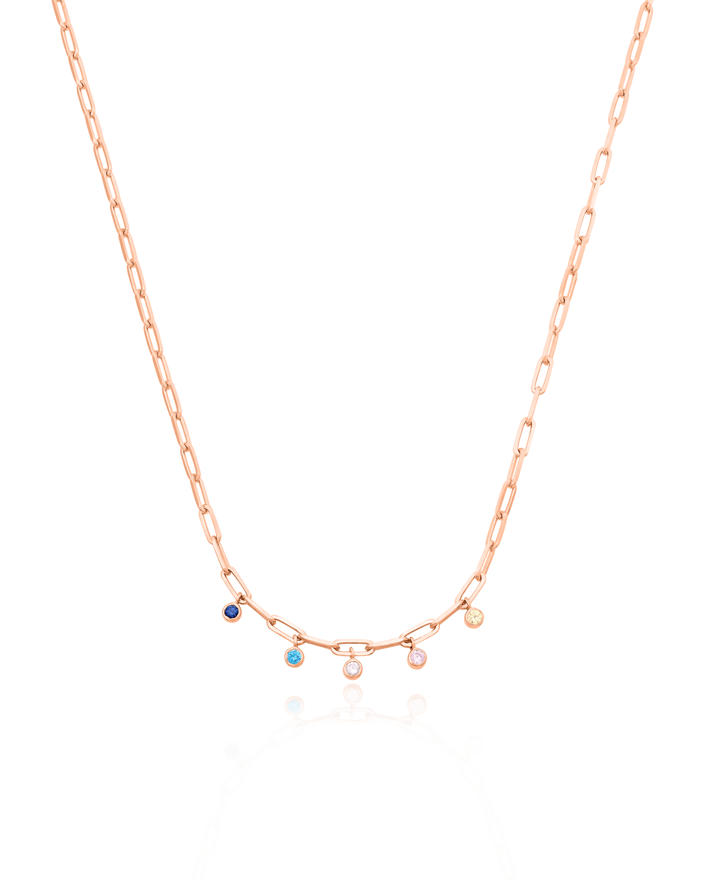 Bermuda Birthstone Necklace - 18K Gold Vermeil Necklaces magal-dev