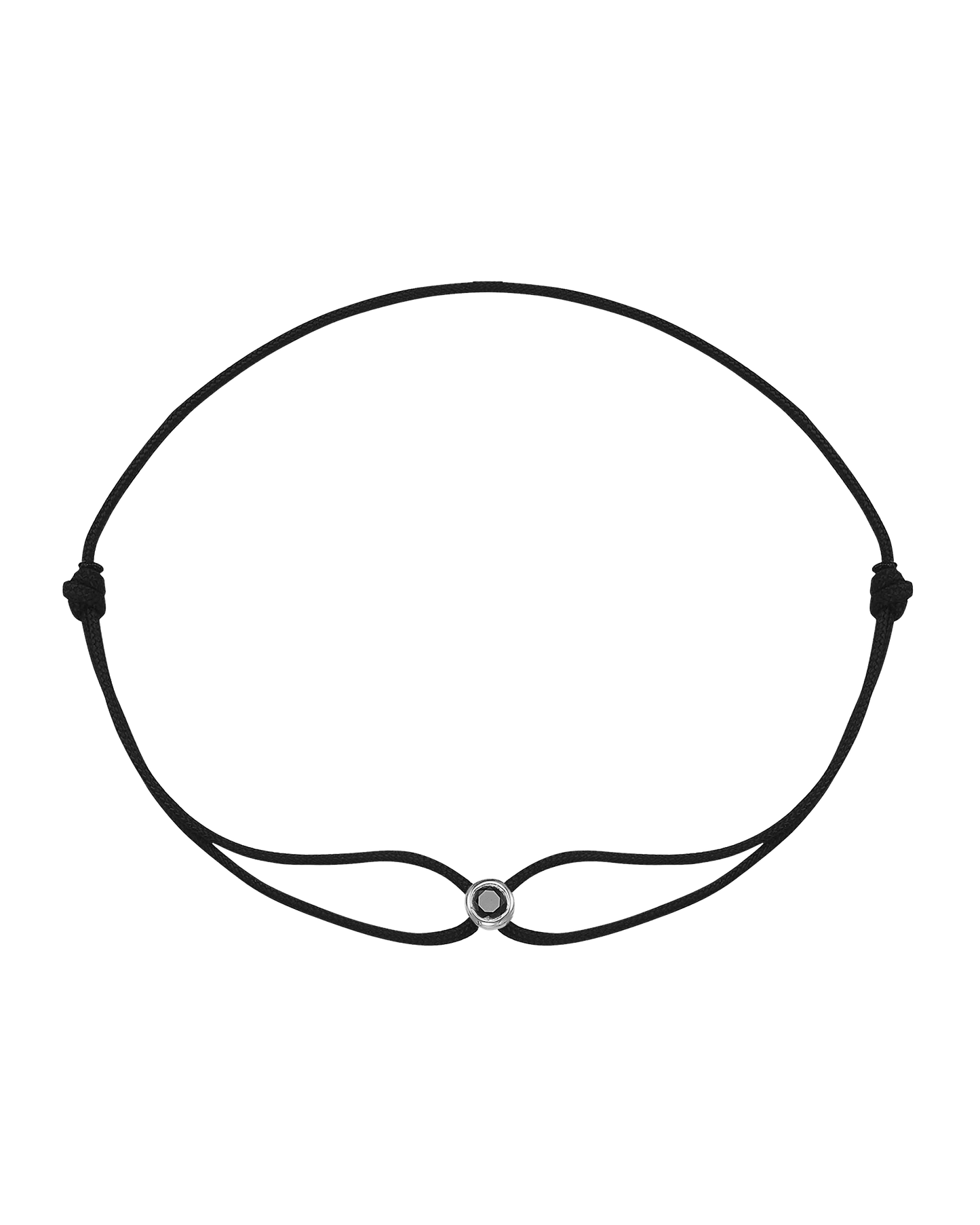 Black Diamond Men’s Edition - 14K White Gold Bracelets magal-dev Black