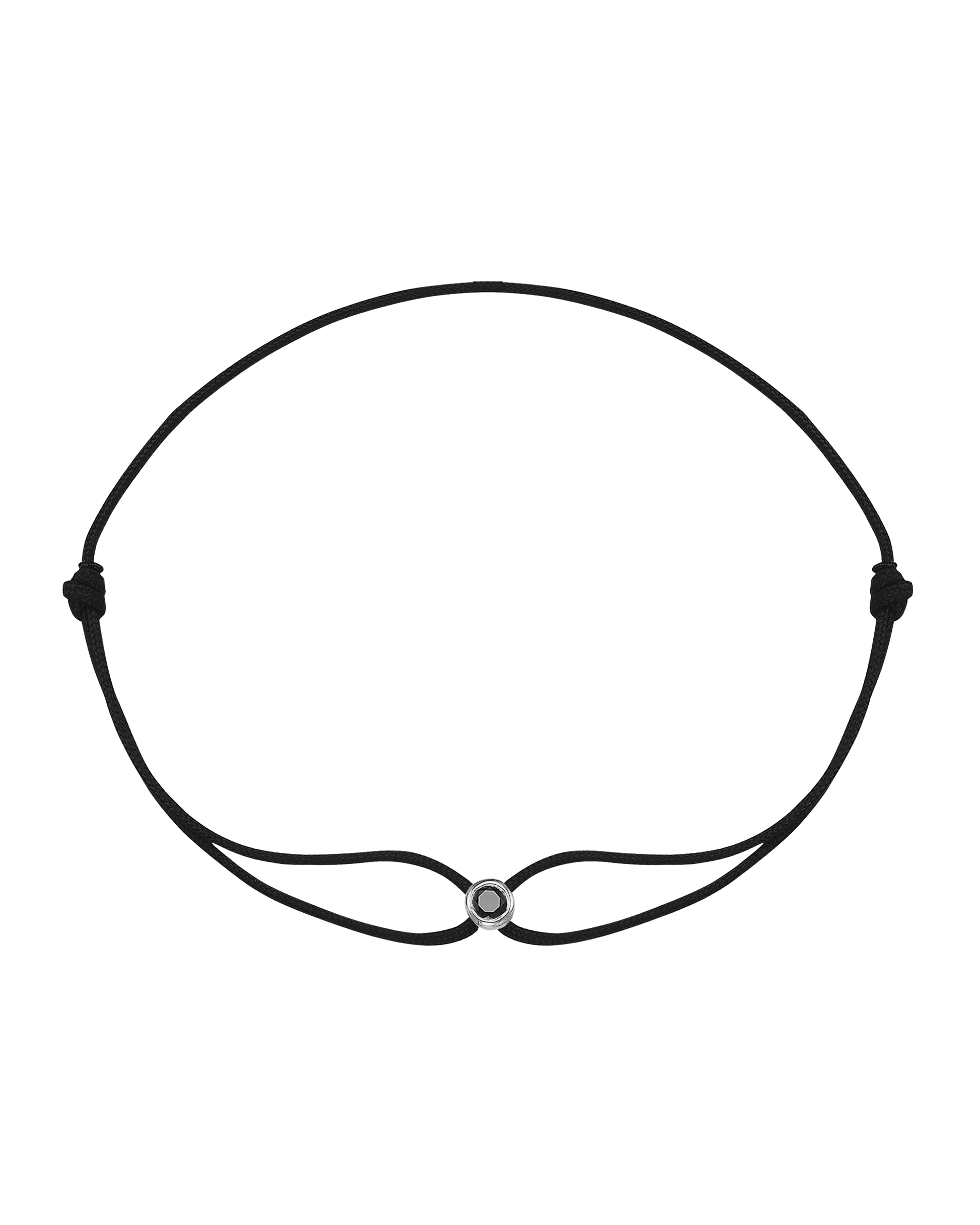 Black Diamond Men’s Edition - 14K White Gold Bracelets magal-dev Black