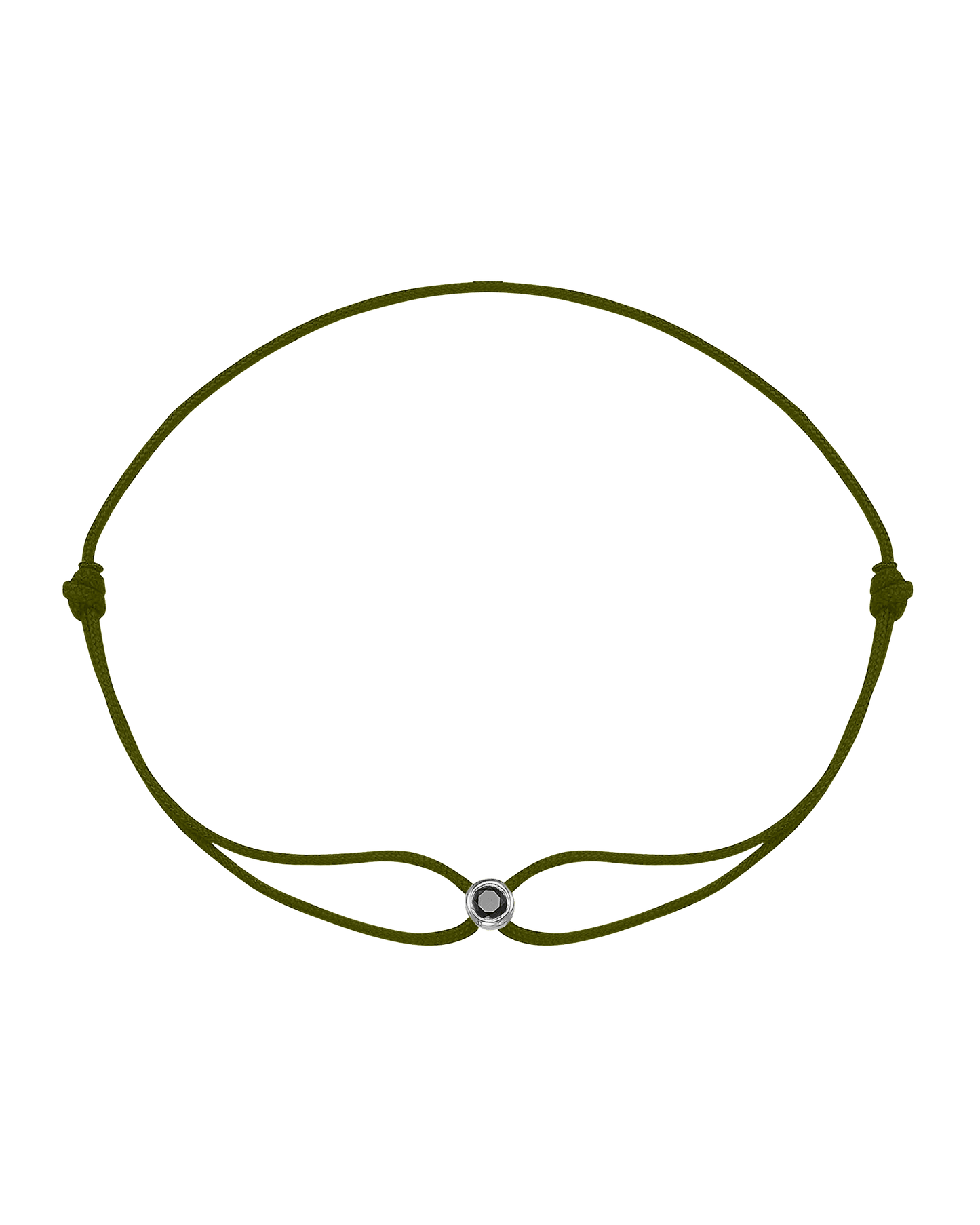 Black Diamond Men’s Edition - 14K White Gold Bracelets magal-dev Dark Green