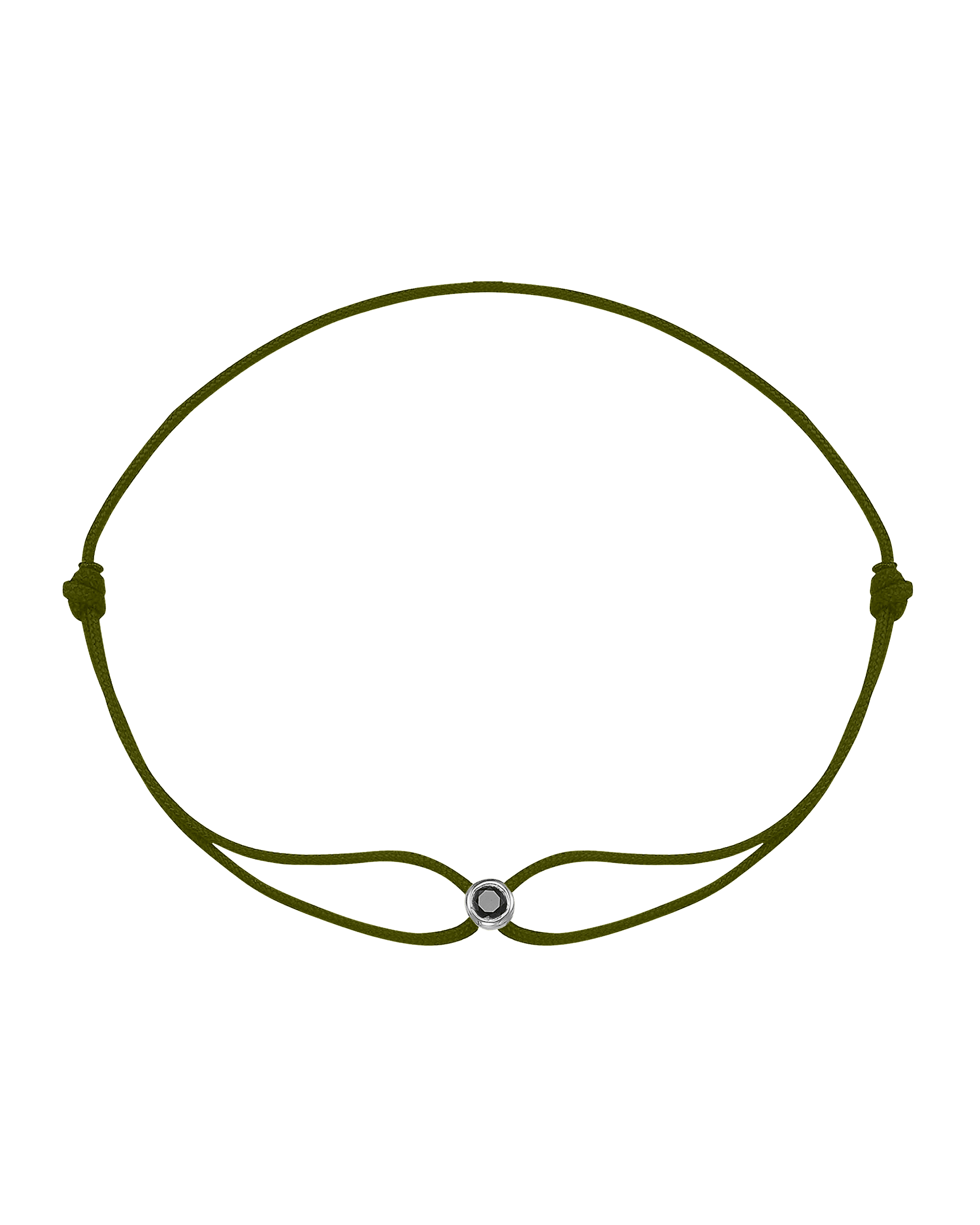 Black Diamond Men’s Edition - 14K White Gold Bracelets magal-dev Dark Green