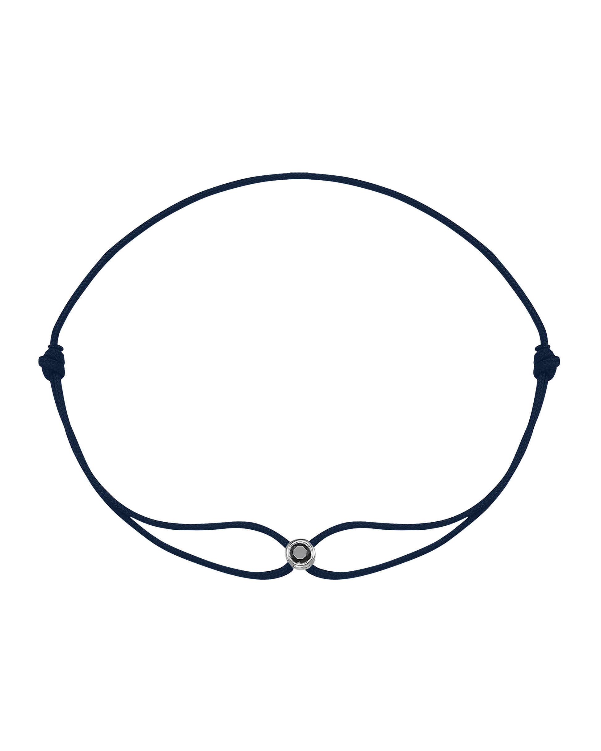 Black Diamond Men’s Edition - 14K White Gold Bracelets magal-dev Navy Blue