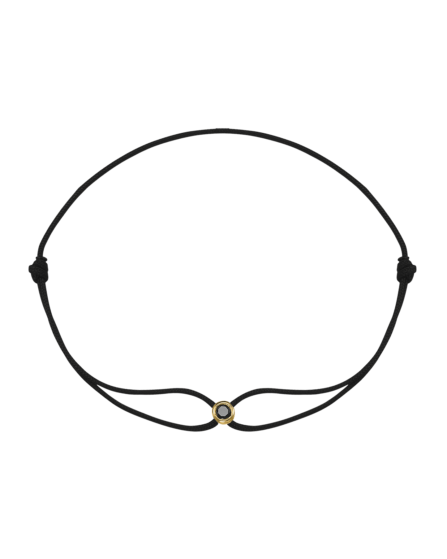 Black Diamond Men’s Edition - 14K Yellow Gold Bracelets magal-dev Black