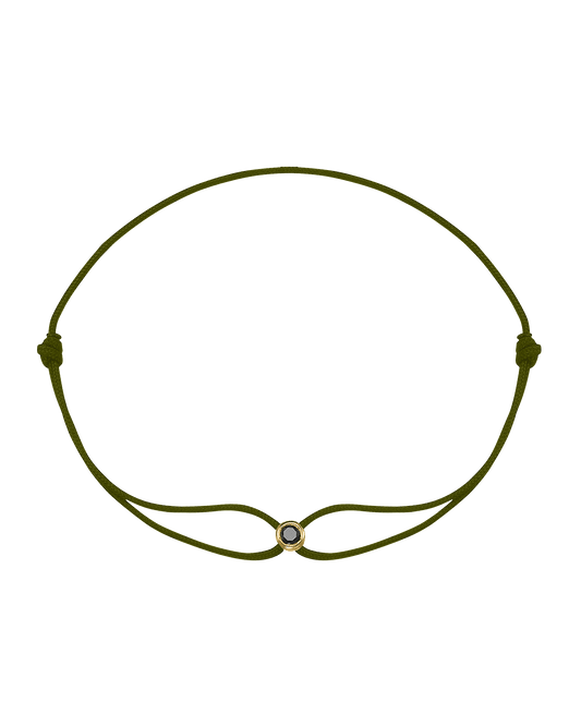 Black Diamond Men’s Edition - 14K Yellow Gold Bracelets magal-dev Dark Green