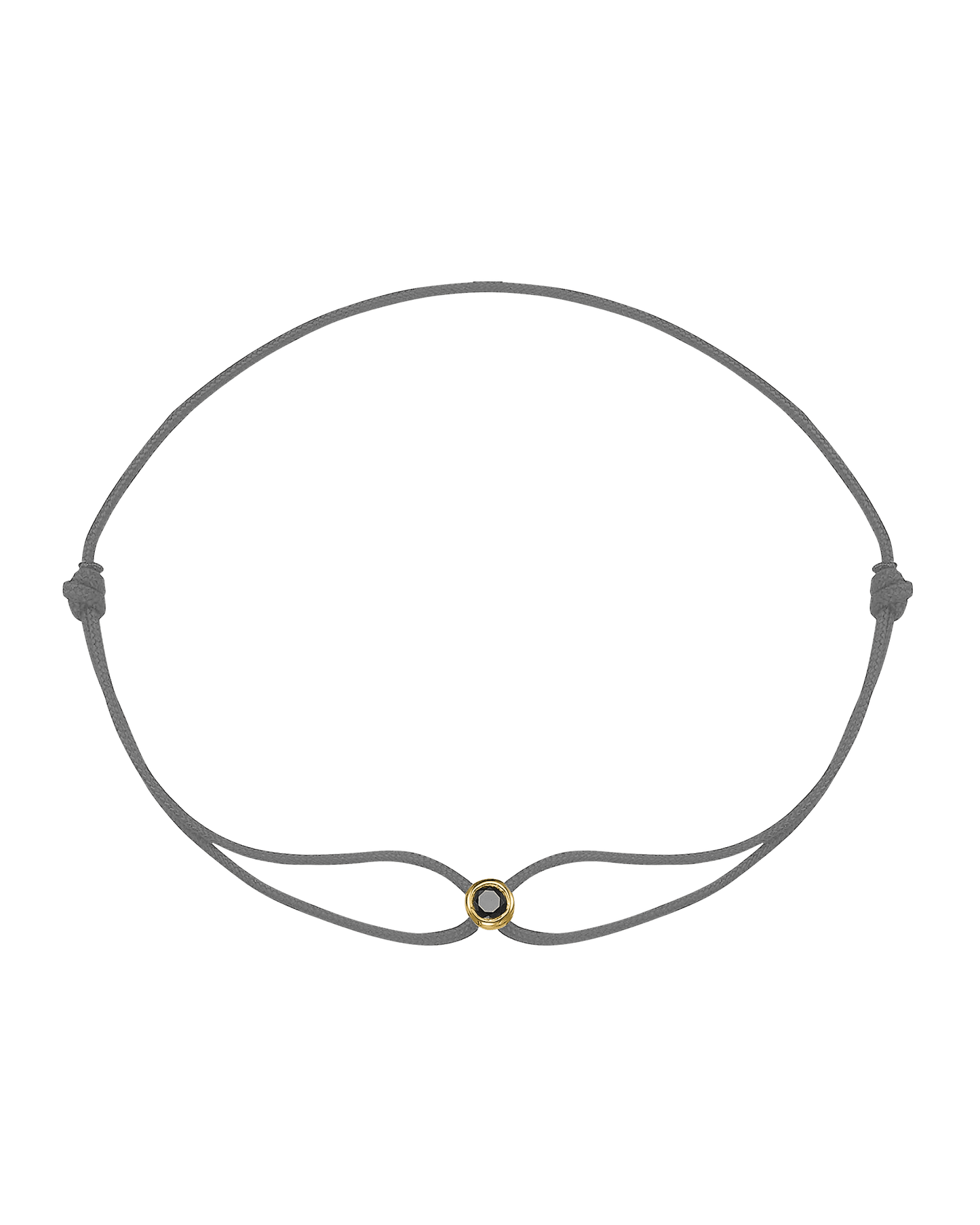 Black Diamond Men’s Edition - 14K Yellow Gold Bracelets magal-dev Grey