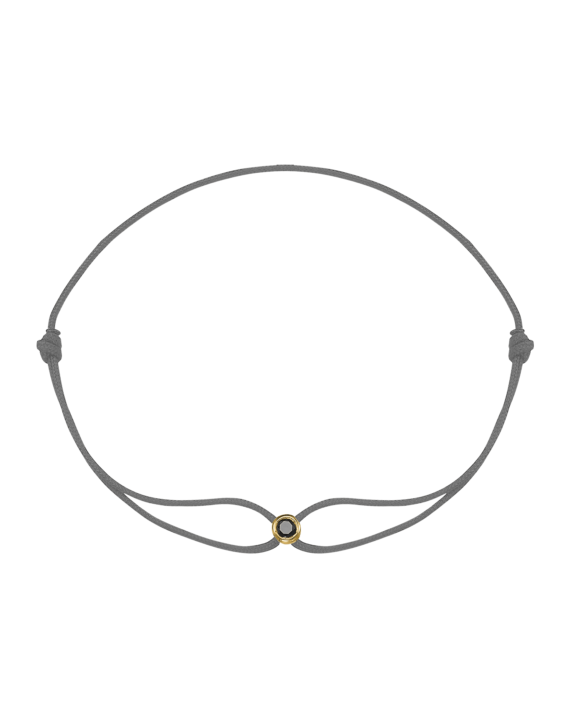 Black Diamond Men’s Edition - 14K Yellow Gold Bracelets magal-dev Grey