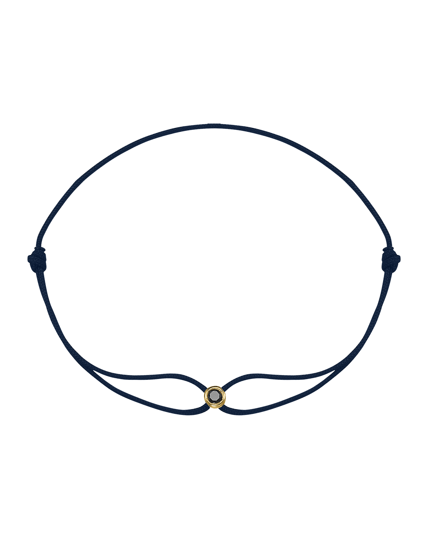 Black Diamond Men’s Edition - 14K Yellow Gold Bracelets magal-dev Navy Blue