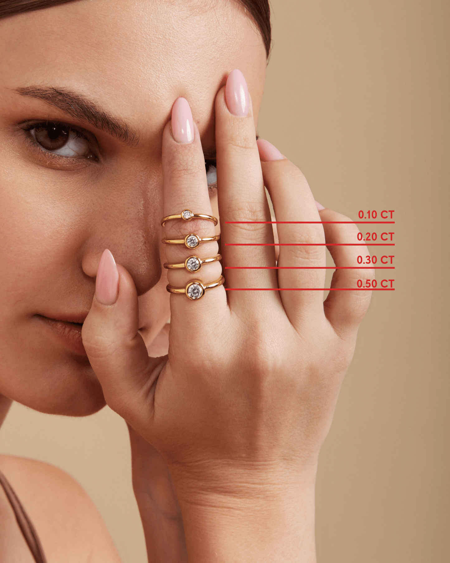 Ship Diamond Ring - 18K Gold Vermeil Rings magal-dev