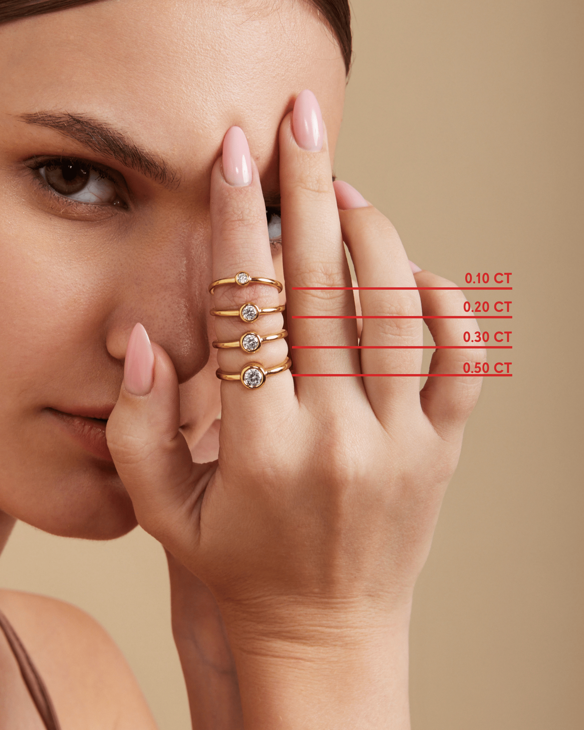 Ship Diamond Ring - 14K Rose Gold Rings magal-dev