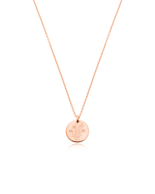 Bouquet Necklace - 18K Rose Vermeil Necklaces magal-dev 1 Flower 16”