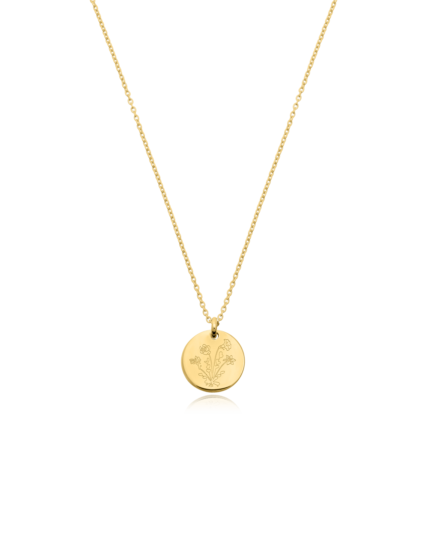 Bouquet Necklace - 18K Gold Vermeil Necklaces magal-dev 1 Flower 16"