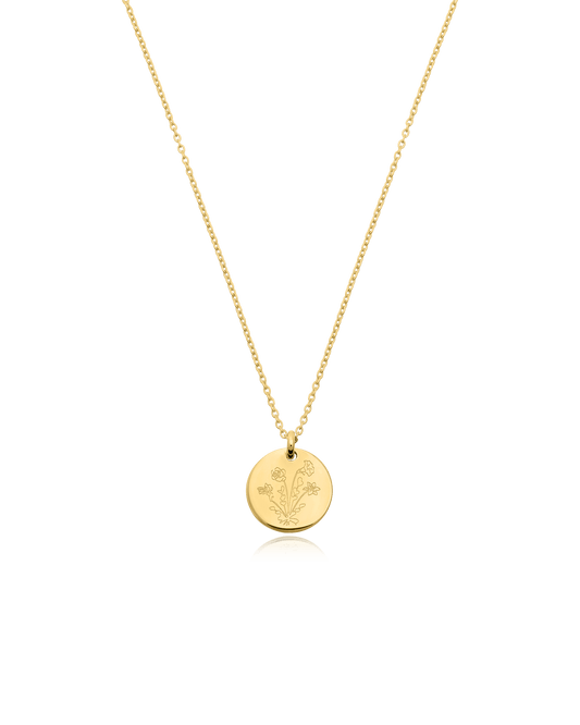 Bouquet Necklace - 18K Gold Vermeil Necklaces magal-dev 1 Flower 16"