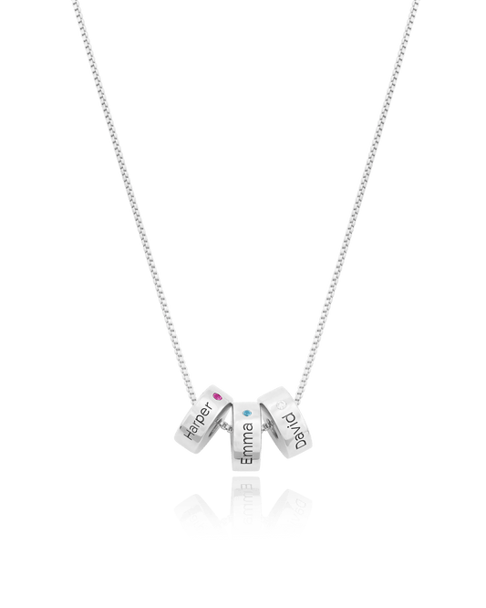 Circle of Life Necklace - 925 Sterling Silver Necklaces magal-dev 1 Ring 16”