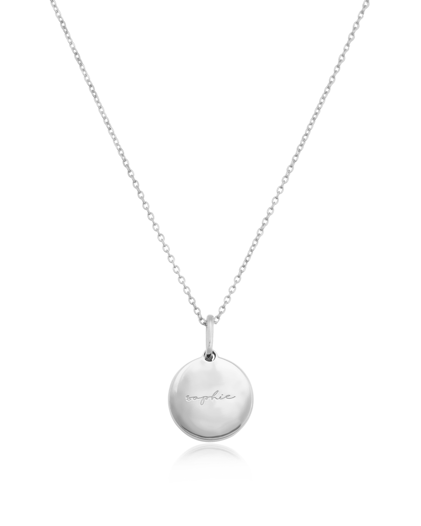 Coin Piece Necklace - 18K Rose Vermeil Necklaces magal-dev