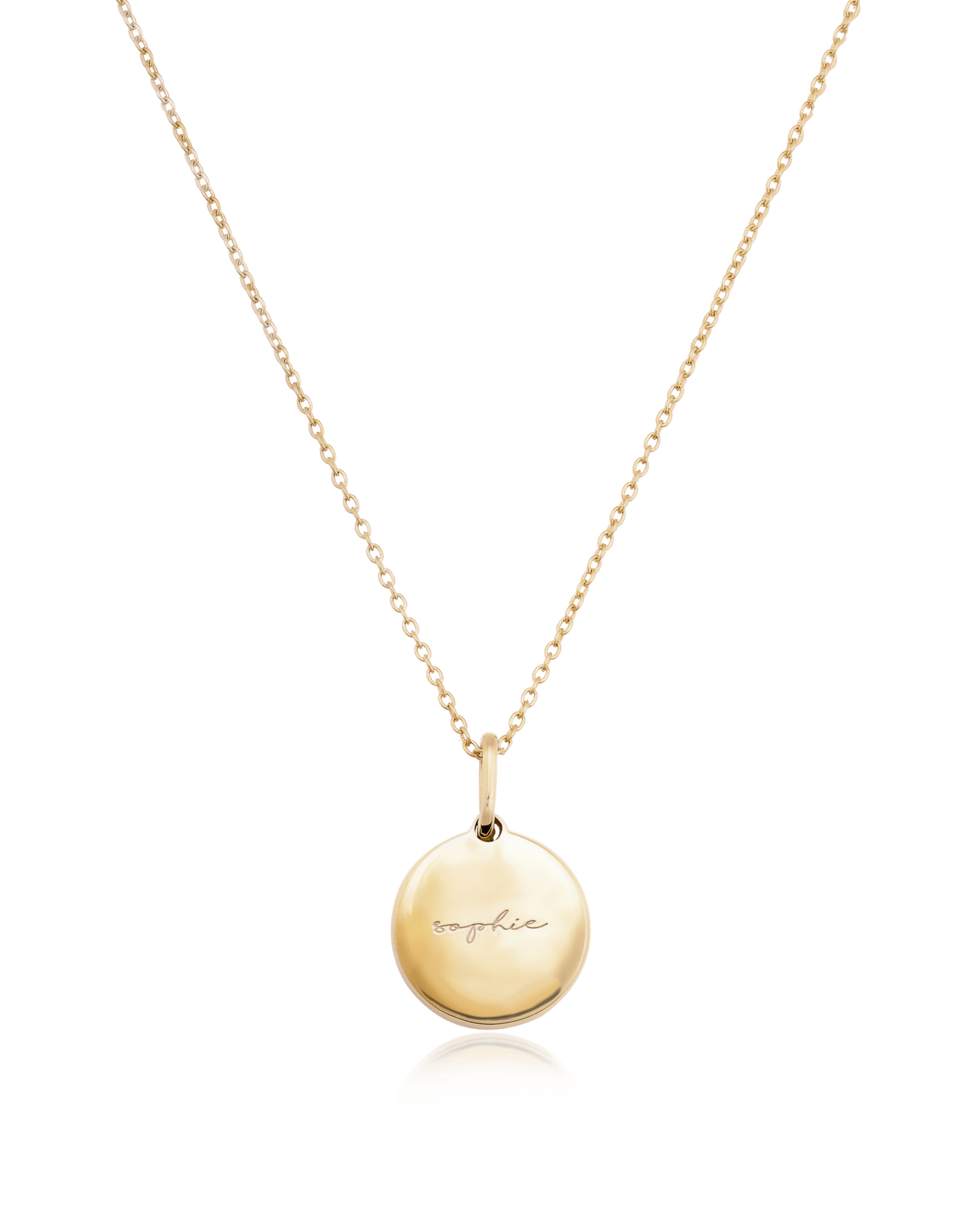 Coin Piece Necklace - 18K Gold Vermeil Necklaces magal-dev