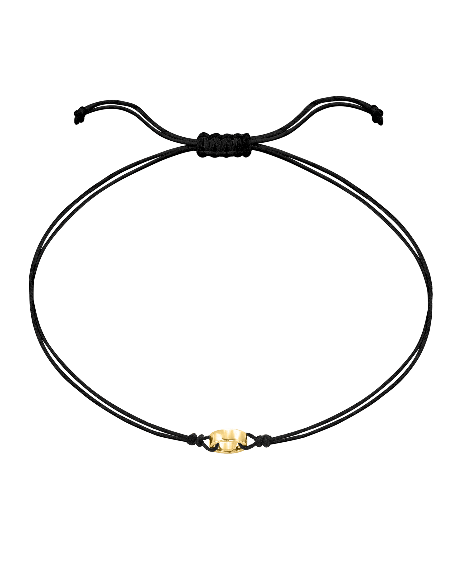 Engravable Links of Love - 18K Gold Vermeil Bracelets magal-dev 1 Black