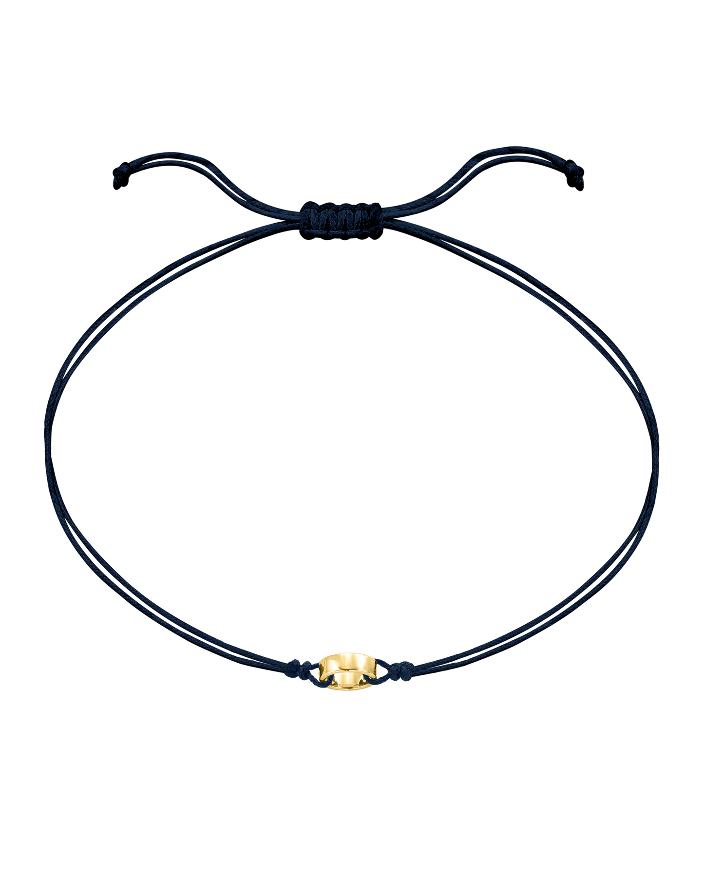 Engravable Links of Love - 18K Gold Vermeil Bracelets magal-dev 1 Navy Blue