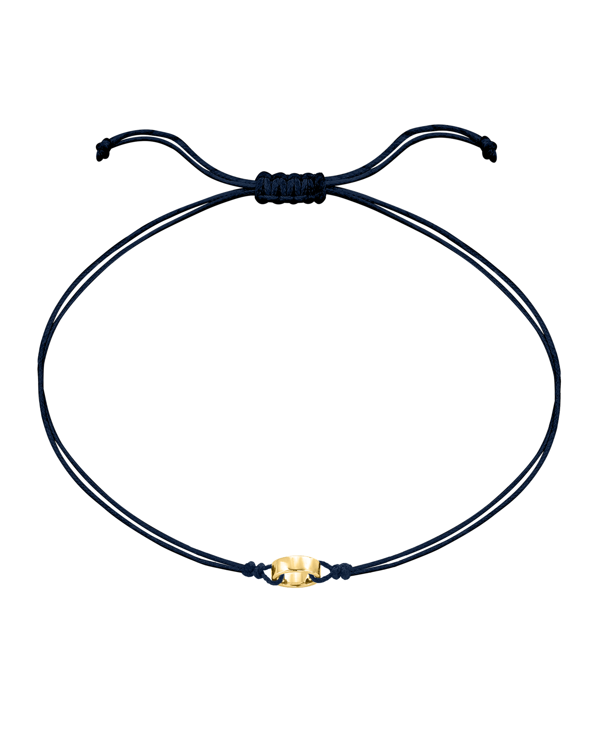Engravable Links of Love - 18K Gold Vermeil Bracelets magal-dev 1 Navy Blue