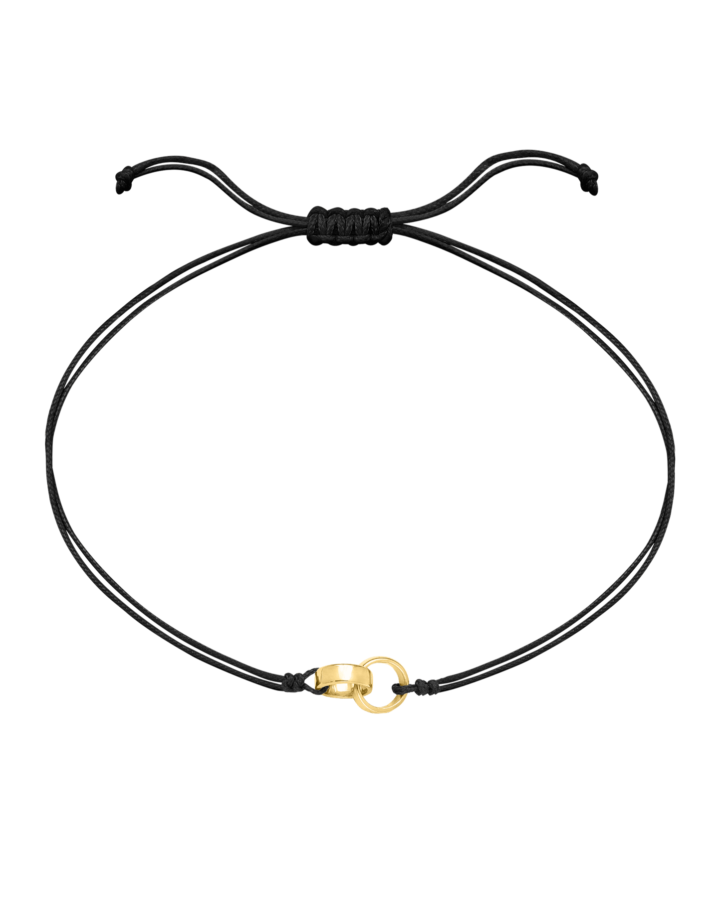 Engravable Links of Love - 18K Gold Vermeil Bracelets magal-dev 2 Black