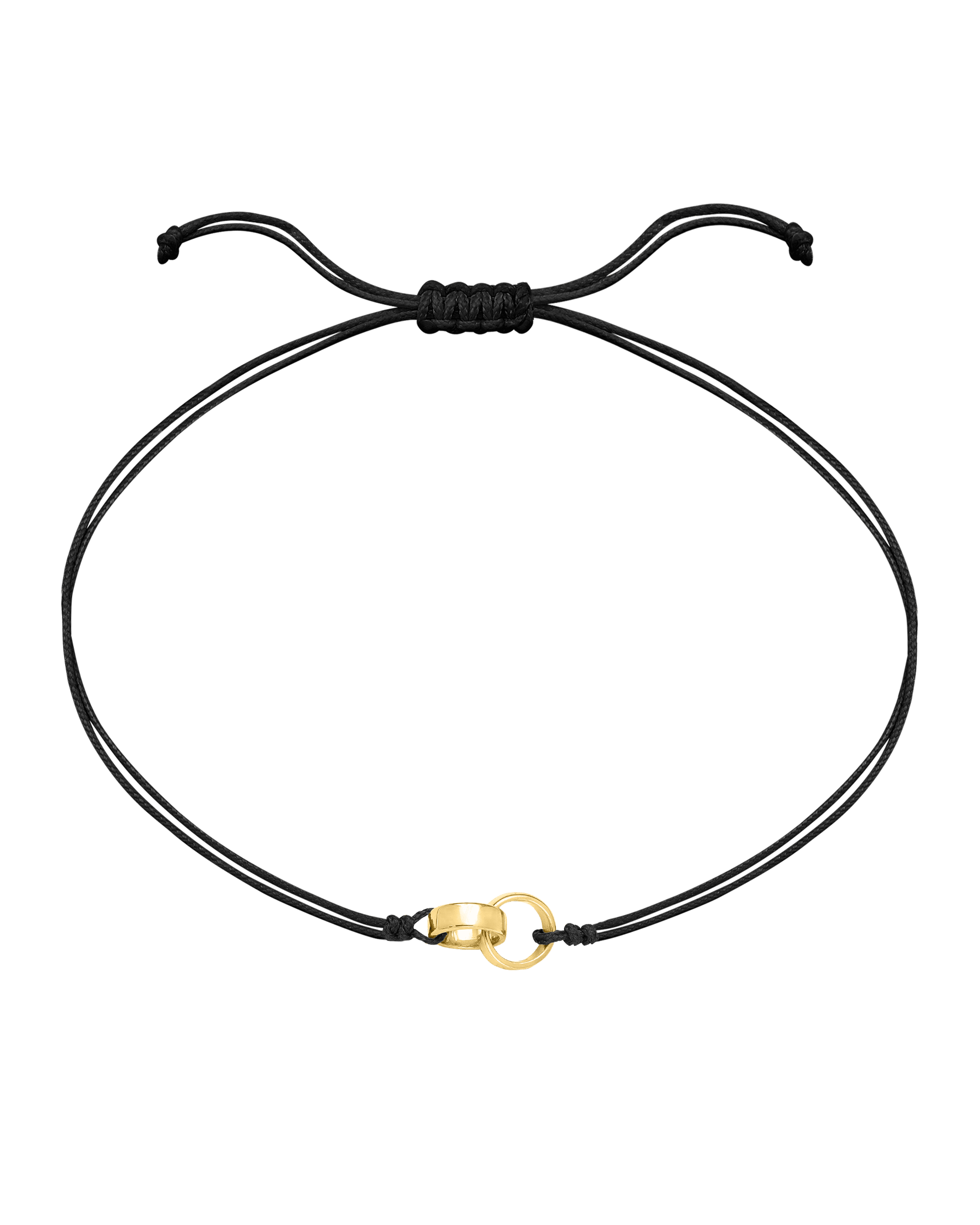 Engravable Links of Love - 18K Gold Vermeil Bracelets magal-dev 2 Black