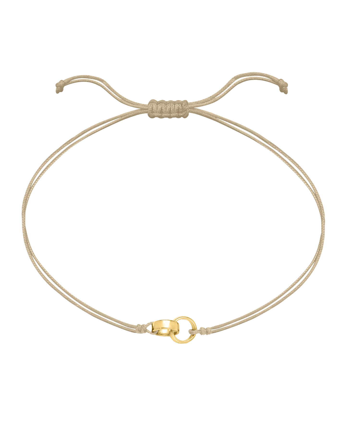 Engravable Links of Love - 18K Gold Vermeil Bracelets magal-dev 2 Beige