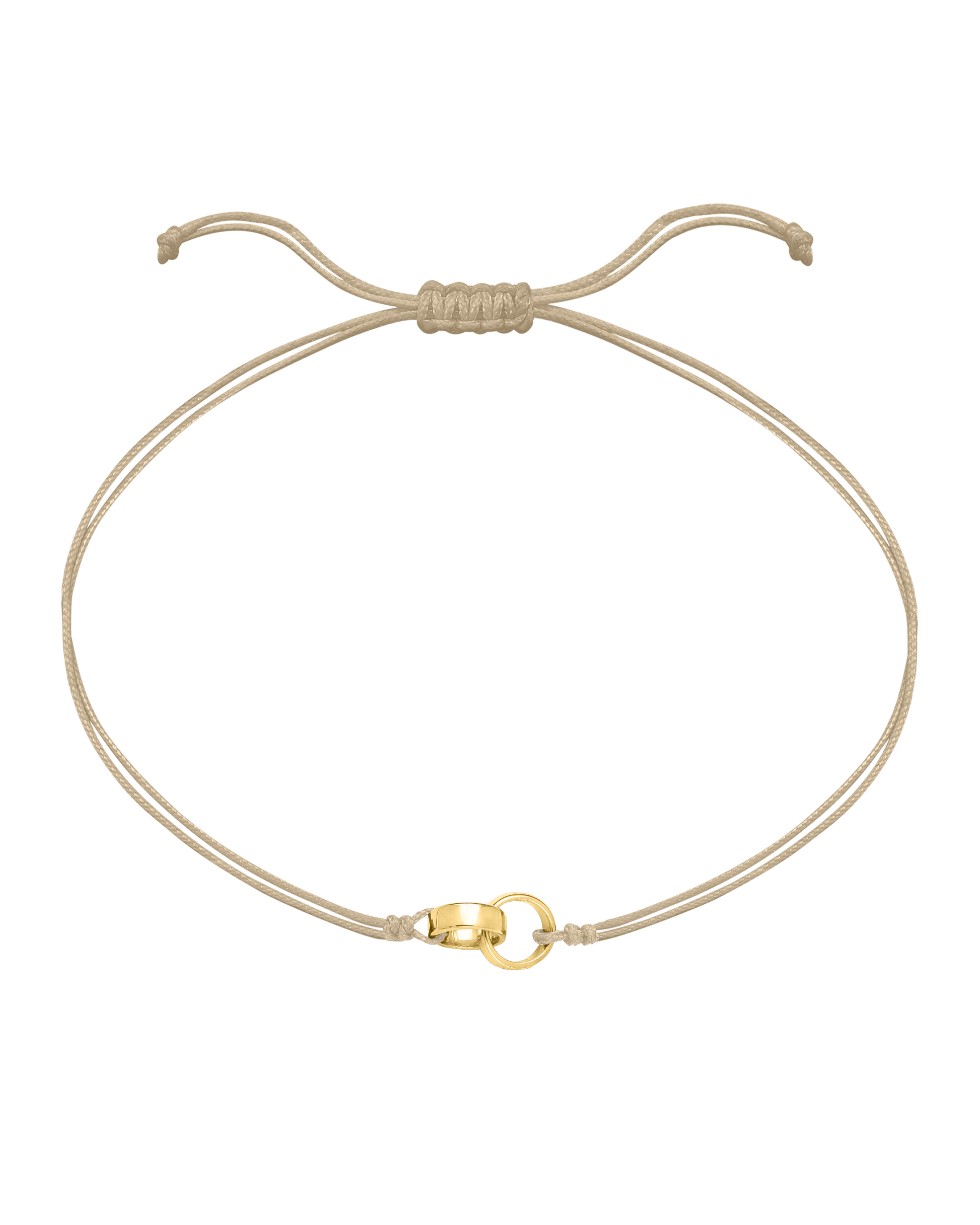 Engravable Links of Love - 18K Gold Vermeil Bracelets magal-dev 2 Beige
