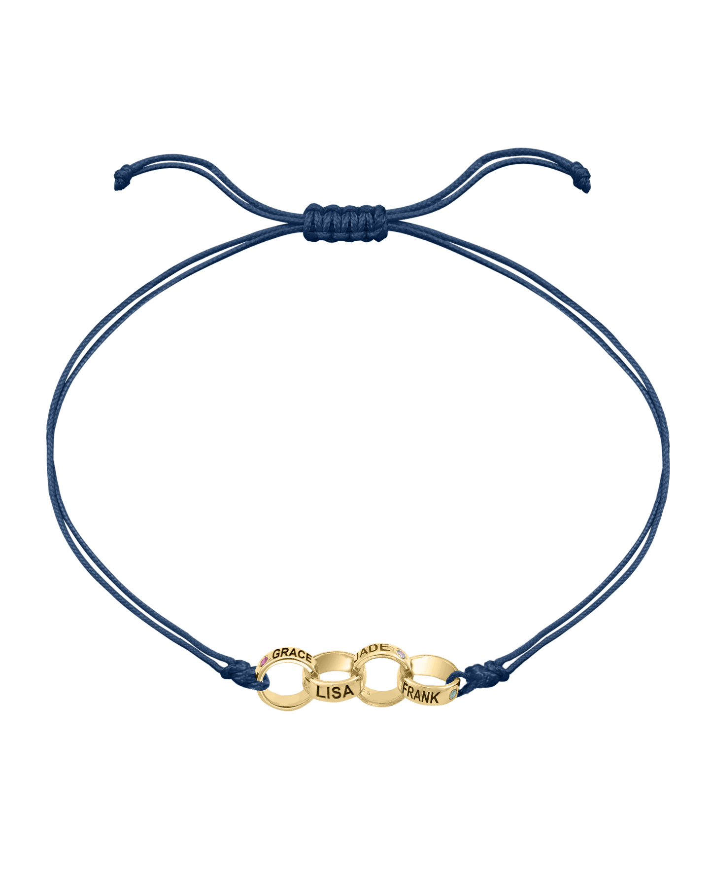 Engravable Links of Love - 18K Gold Vermeil Bracelets magal-dev 4 Indigo