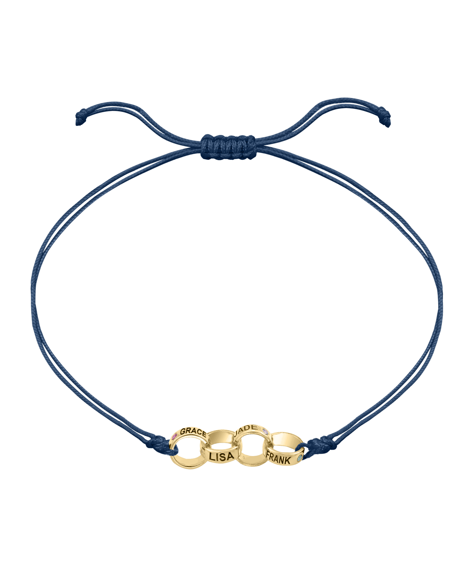 Engravable Links of Love - 18K Gold Vermeil Bracelets magal-dev 4 Indigo