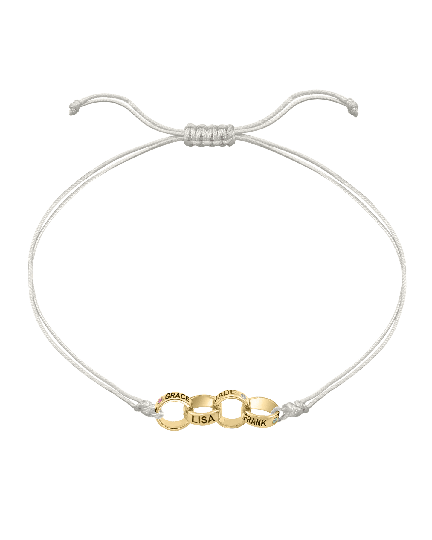 Engravable Links of Love - 18K Gold Vermeil Bracelets magal-dev 4 Pearl