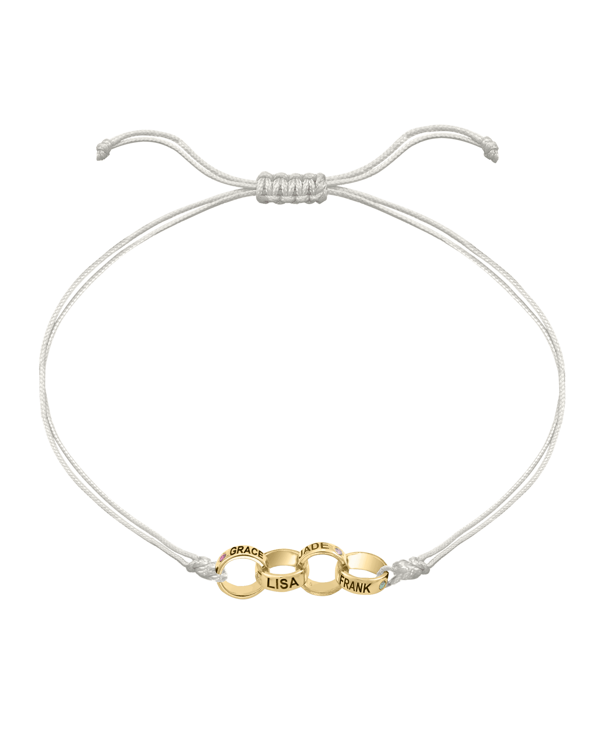 Engravable Links of Love - 18K Gold Vermeil Bracelets magal-dev 4 Pearl