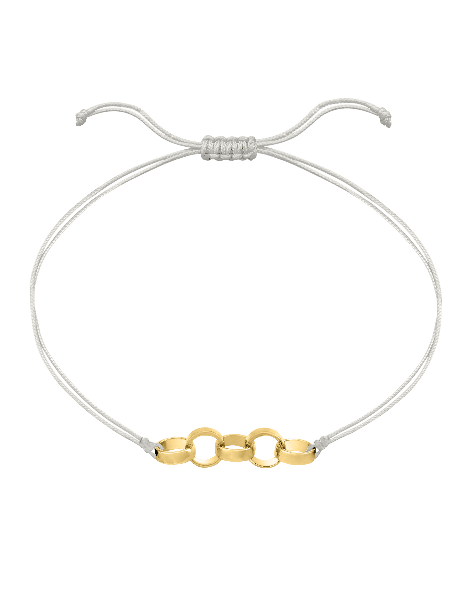 Engravable Links of Love - 18K Gold Vermeil Bracelets magal-dev 5 Pearl