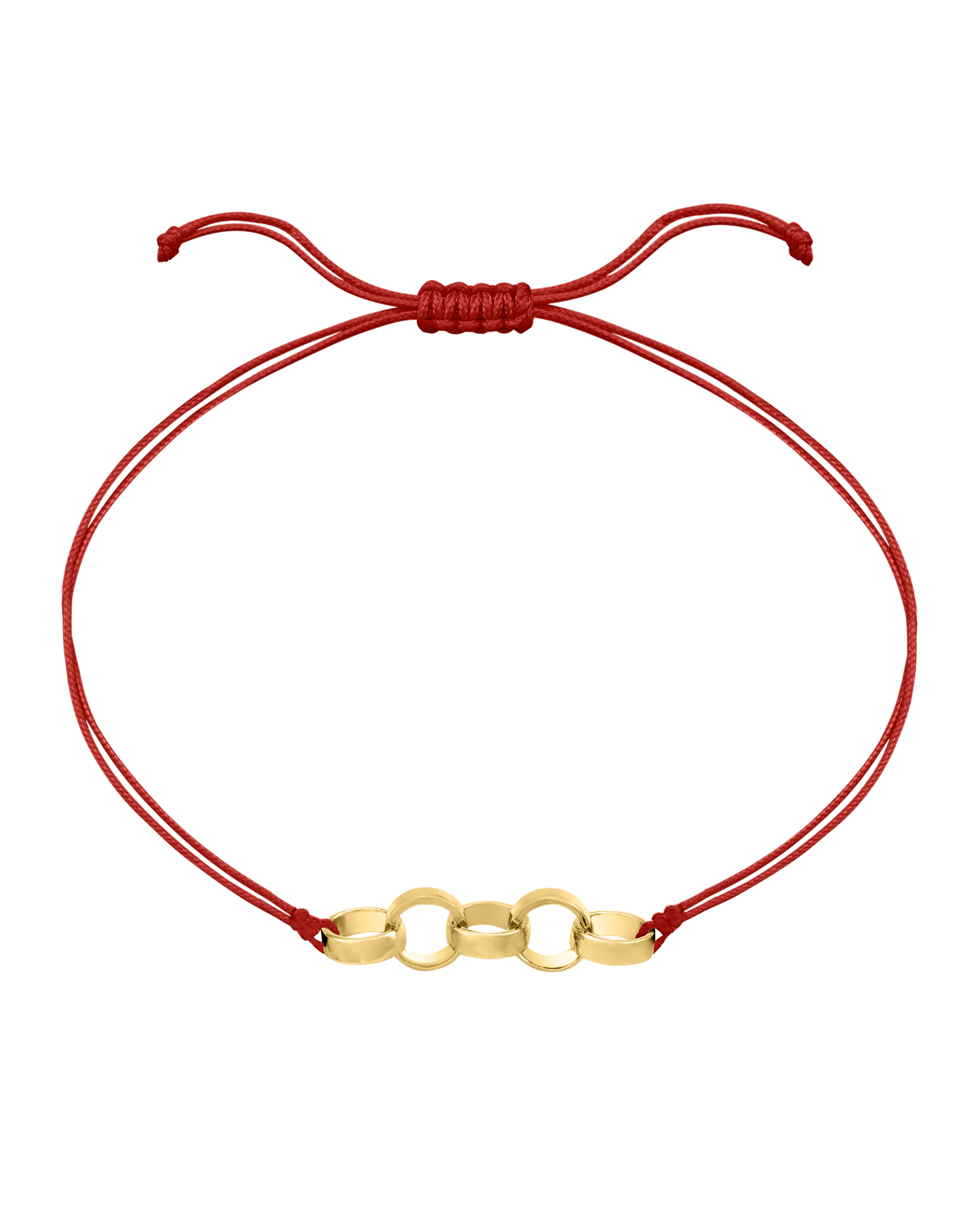 Engravable Links of Love - 18K Gold Vermeil Bracelets magal-dev 5 Red