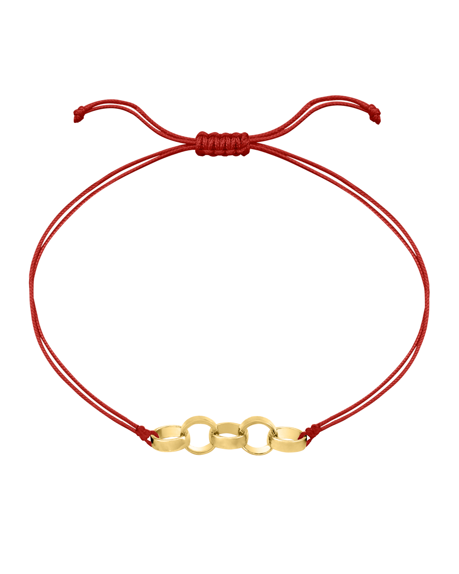 Engravable Links of Love - 18K Gold Vermeil Bracelets magal-dev 5 Red