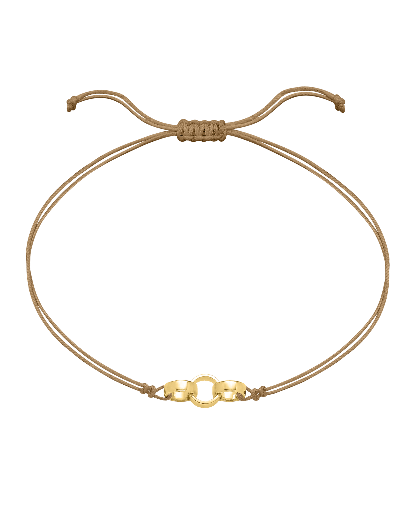 Engravable Links of Love - 18K Gold Vermeil Bracelets magal-dev 3 Camel