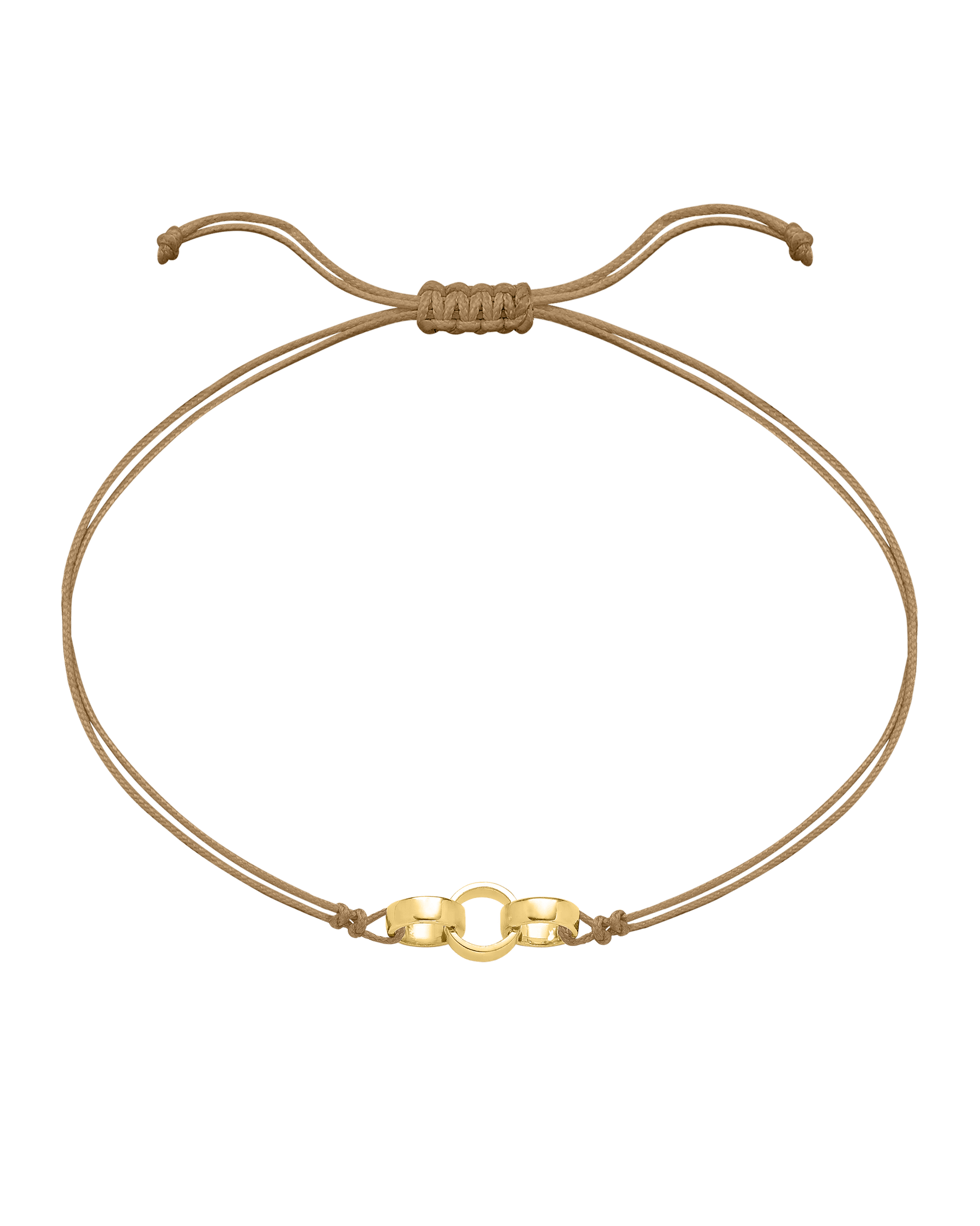 Engravable Links of Love - 18K Gold Vermeil Bracelets magal-dev 3 Camel