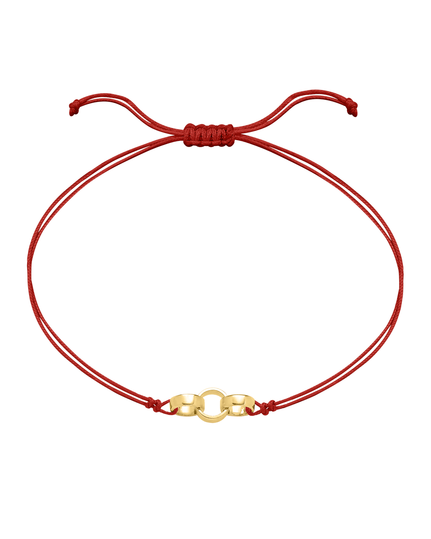 Engravable Links of Love - 18K Gold Vermeil Bracelets magal-dev 3 Red